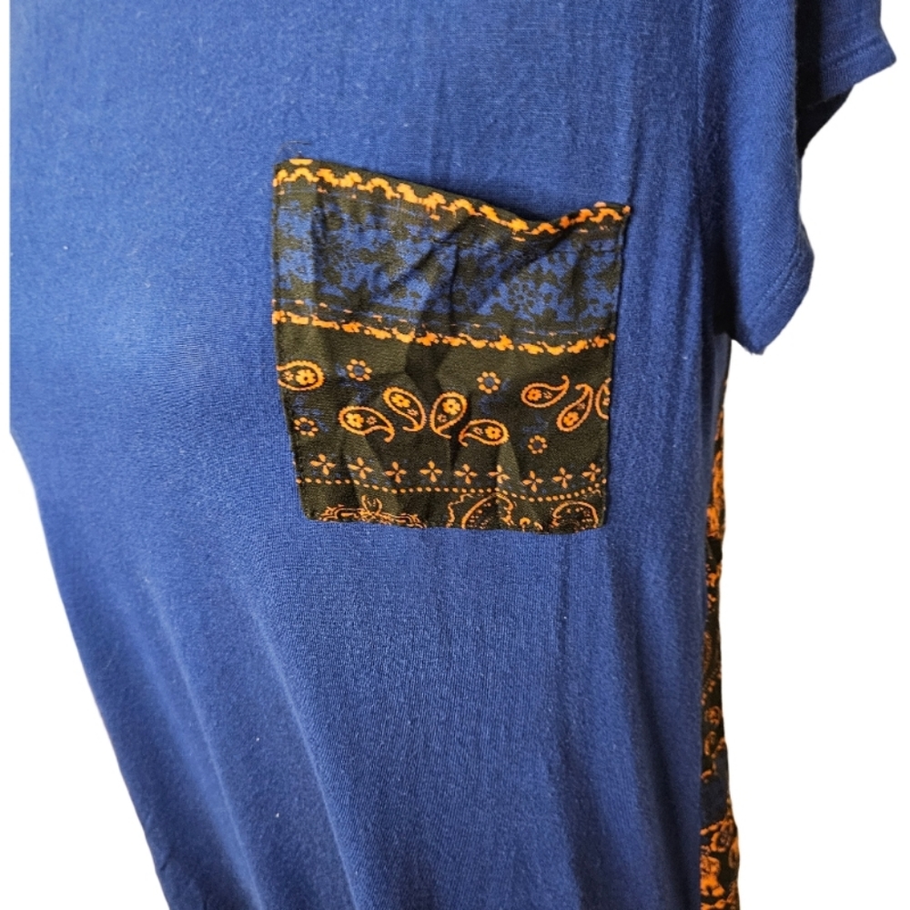 American Dream Navy Shirt with Elephant Print - Picture 4 of 8